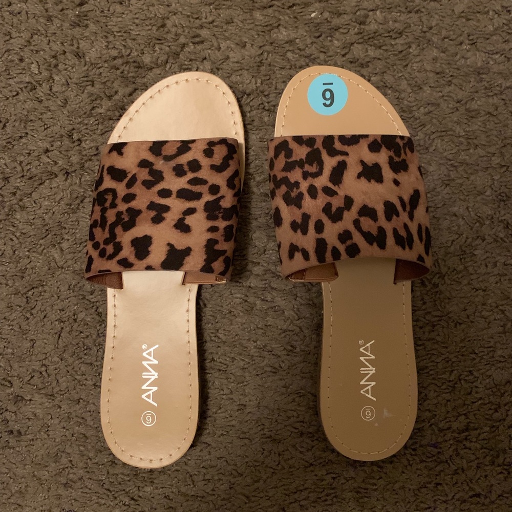 Cheetah Mule Sandals